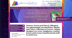 Desktop Screenshot of adlingtoneyecenter.com